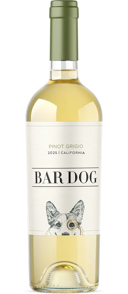 Bar Dog 2025 Pinot Grigio Bottle Shot